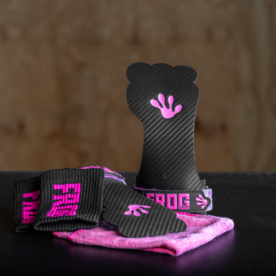 ♡Bc右1016 未使用保管品 FROG GRIPS グリップ ピンク Frog Grips Elite Chalk-Free Fingerless Gymnastic Grips - OG – Frog